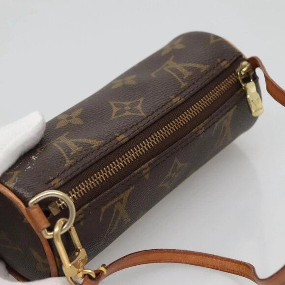 LOUIS VUITTON Monogram Papillon Pouch LV Auth 132871 - Picture 7 of 16